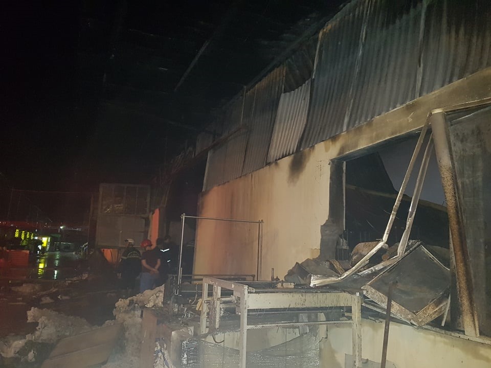 Hiện trường chợ Gạo Hưng Yên tan hoang sau 3 giờ phát hỏa