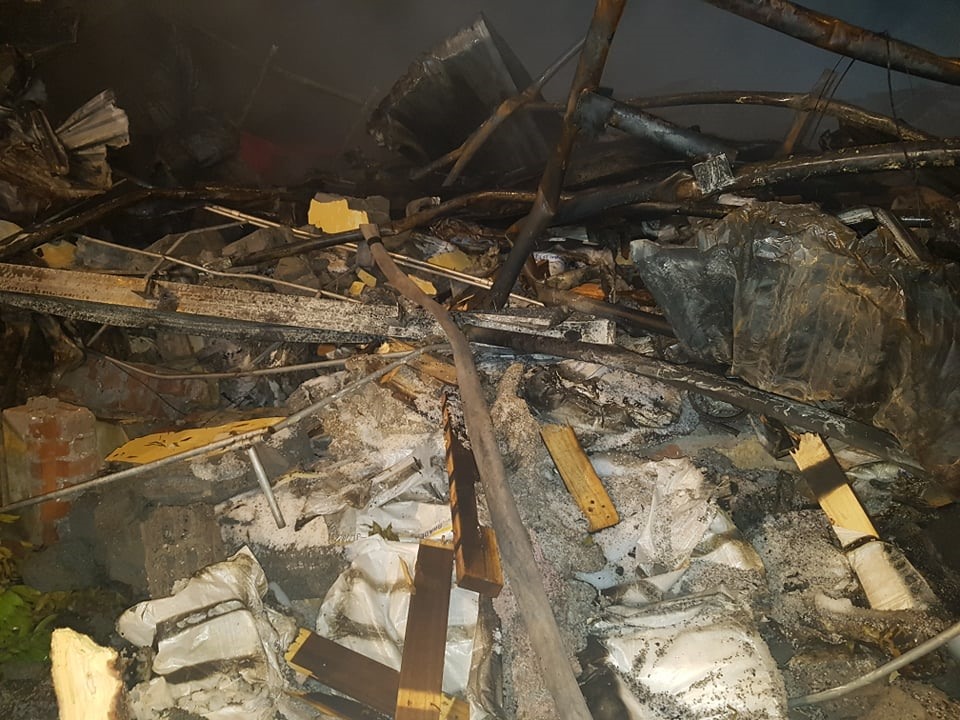 Hiện trường chợ Gạo Hưng Yên tan hoang sau 3 giờ phát hỏa