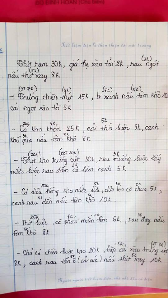 Vắt óc nghĩ thực đơn chỉ 40 nghìn cho gia đình 2 người, mẹ trẻ Biên Hòa bỗng dưng nhận đủ gạch đá trên MXH Vắt óc nghĩ thực đơn chỉ 40 nghìn cho gia đình 2 người, mẹ trẻ Biên Hòa bỗng dưng nhận đủ gạch đá trên MXH