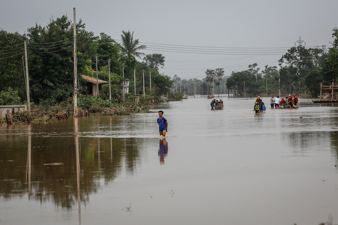 Bản ở Lào tan hoang sau sự cố vỡ đập thủy điện