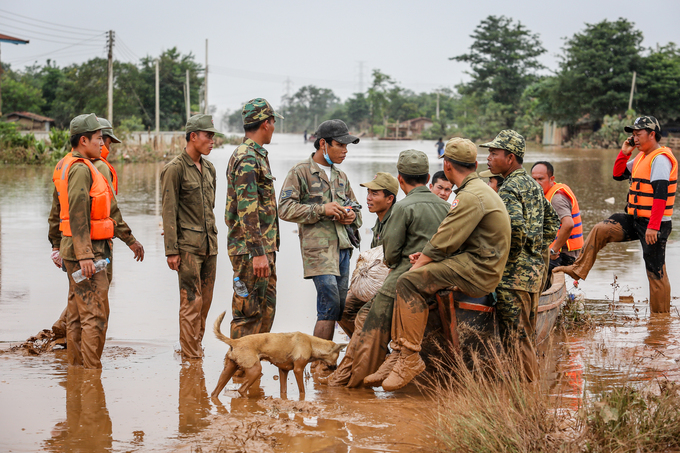 Bản ở Lào tan hoang sau sự cố vỡ đập thủy điện