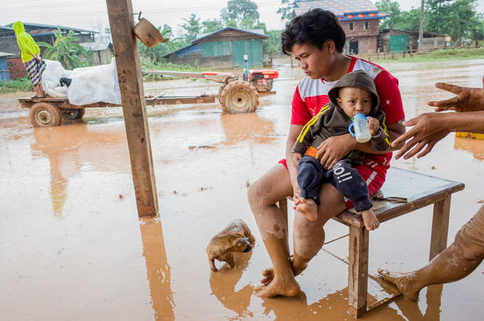 Bản ở Lào tan hoang sau sự cố vỡ đập thủy điện