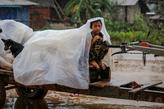 Bản ở Lào tan hoang sau sự cố vỡ đập thủy điện