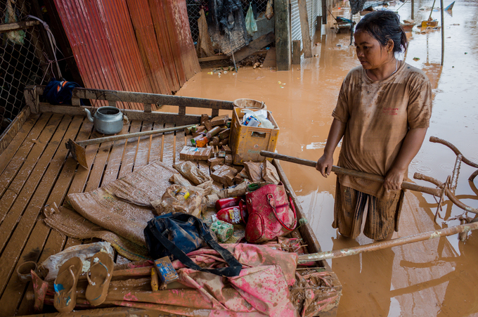 Bản ở Lào tan hoang sau sự cố vỡ đập thủy điện