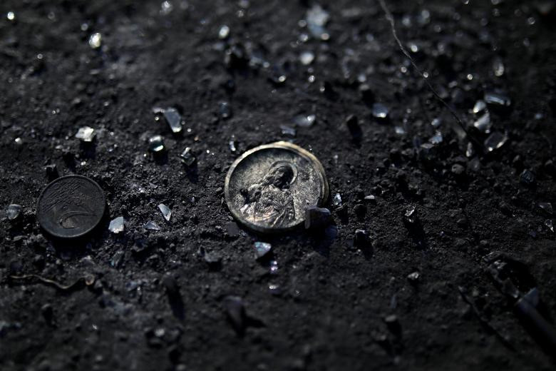 Cảnh tan hoang sau vụ cháy dữ dội tại Hy Lạp