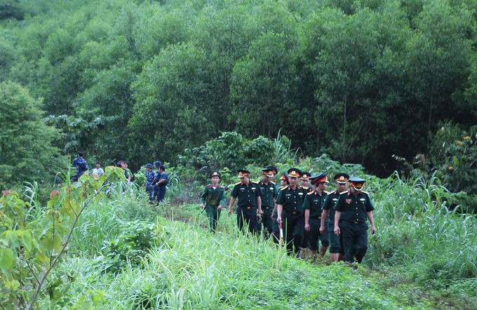 Hiện trường chiến đấu cơ Su-22 rơi ở Nghệ An