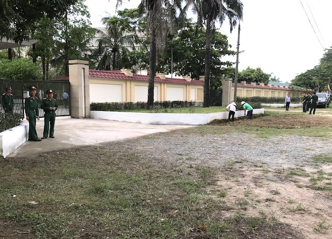 Chuẩn bị tổ chức lễ truy điệu 2 phi công Su-22 tại nhà tang lễ Quân khu 4