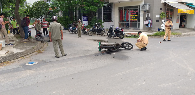 Chạy vào làn ô tô, thanh niên bị xe container cán qua đầu tử vong, quốc lộ 1A ùn ứ