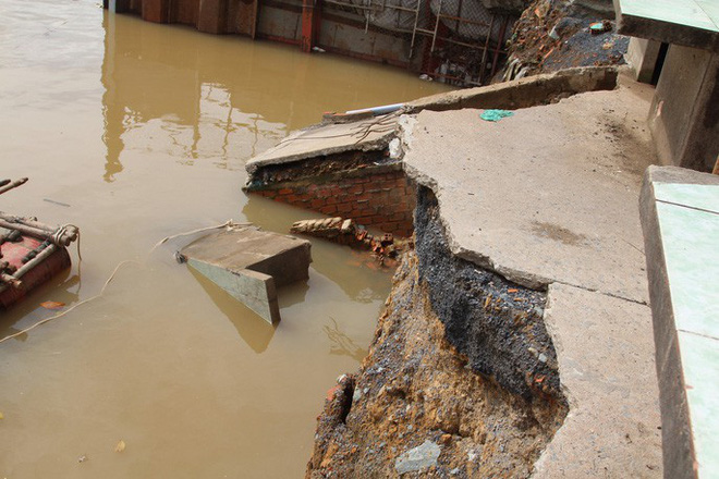 Chưa hết hạn bảo hành, kè tiền tỉ trôi xuống sông Đồng Nai