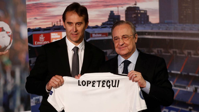 Bị nhiều HLV từ chối, Perez mới mời Lopetegui về dẫn dắt Real