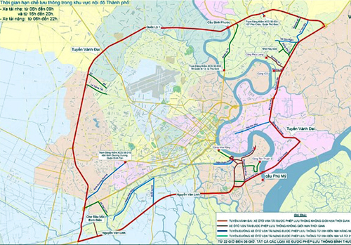 TP HCM tăng thời gian cấm xe tải nhẹ vào nội đô để giảm ùn tắc