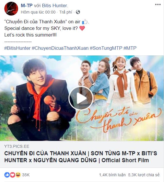Sơn Tùng M-TP lại lọt top 6 thế giới trong Chuyến Đi Của Thanh Xuân Sơn Tùng M-TP lại lọt top 6 thế giới trong Chuyến Đi Của Thanh Xuân