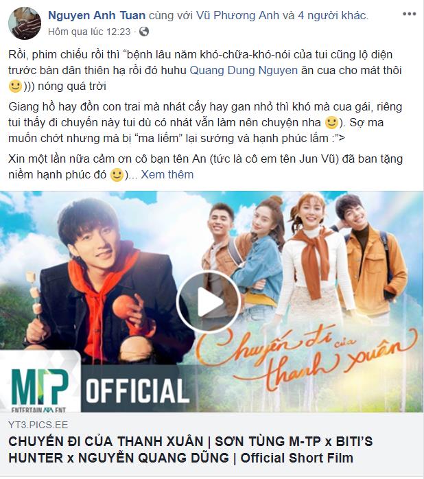 Sơn Tùng M-TP lại lọt top 6 thế giới trong Chuyến Đi Của Thanh Xuân Sơn Tùng M-TP lại lọt top 6 thế giới trong Chuyến Đi Của Thanh Xuân