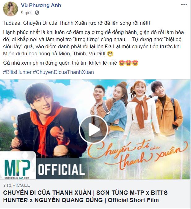 Sơn Tùng M-TP lại lọt top 6 thế giới trong Chuyến Đi Của Thanh Xuân Sơn Tùng M-TP lại lọt top 6 thế giới trong Chuyến Đi Của Thanh Xuân