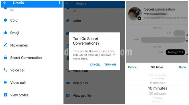 Cách bảo vệ nội dung tin nhắn khi gửi qua Facebook Messenger
