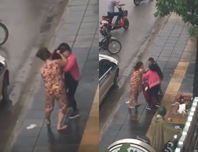 Bị bắt quả tang ngoại tình, người chồng giằng tay vợ cho nhân tình lên taxi bỏ đi gây xôn xao