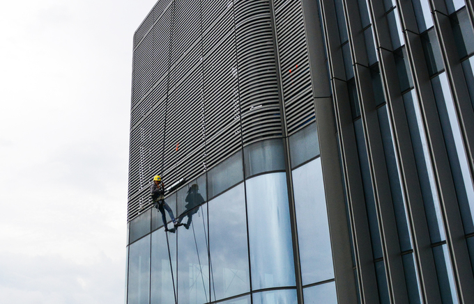 Công trường trên đỉnh tòa nhà cao nhất Việt Nam