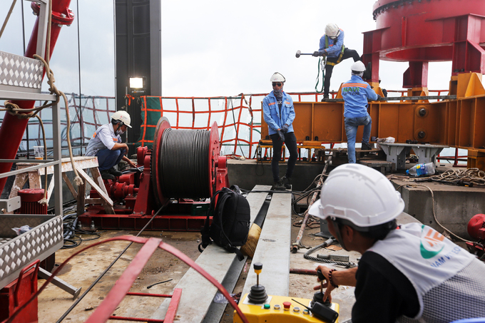 Công trường trên đỉnh tòa nhà cao nhất Việt Nam