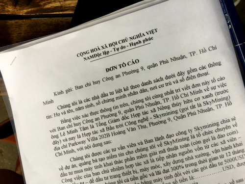 Nhà đầu tư đổ xô tố cáo Tổng giám đốc Sky Mining