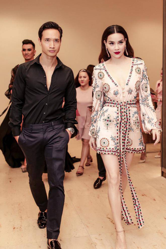 Giữa biển người hâm mộ, Kim Lý ga lăng làm vệ sĩ cho Hà Hồ hậu tin đồn chia tay