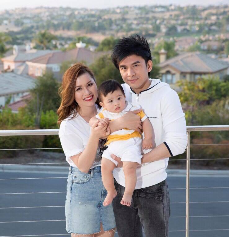 Lúc mới cưới, nhiều người gièm pha nhan sắc, 5 năm sau, vợ Đan Trường xinh đẹp rạng ngời