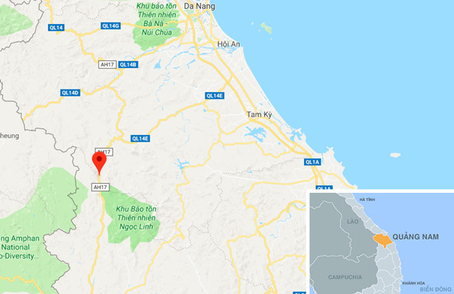 2 xe khách giường nằm tông nhau ở Quảng Nam, hơn 15 người thoát chết