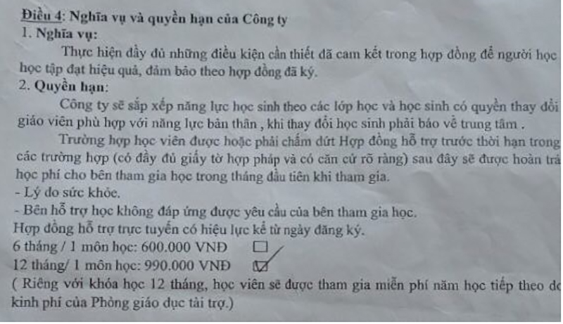 Nghi vấn doanh nghiệp kinh doanh học trực tuyến lừa đảo hàng trăm học viên
