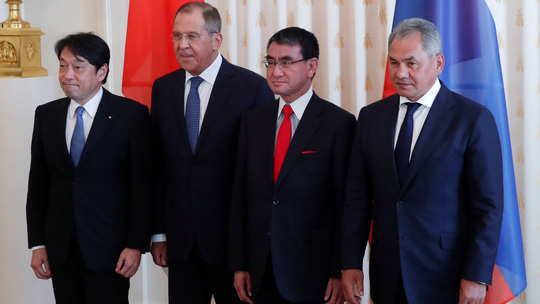 Nhật Bản yêu cầu Nga giảm quân sự hóa quần đảo tranh chấp