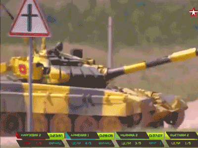 Xe tăng Việt Nam drift - ngoặt gấp ngoạn mục tại Tank Biathlon 2018