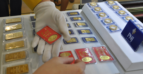 Giá vàng SJC lặng sóng