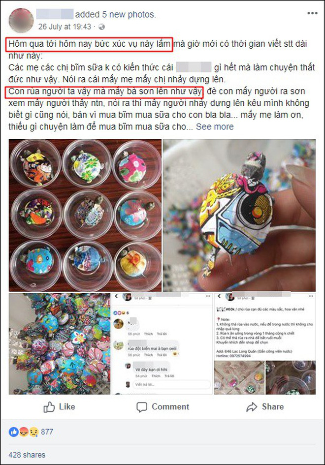 Nở rộ trào lưu bán rùa mini sơn đủ màu trên mạng xã hội, Nhà Rùa học Hà Đình Đức lên tiếng cảnh báo Nở rộ trào lưu bán rùa mini sơn đủ màu trên mạng xã hội, Nhà Rùa học Hà Đình Đức lên tiếng cảnh báo