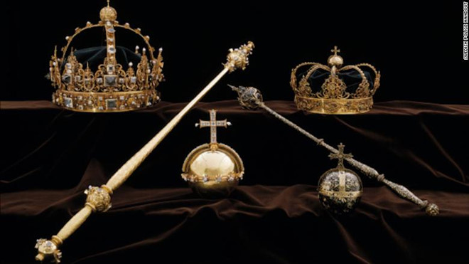 Trộm cổ vật hoàng gia, tẩu thoát giữa ban ngày ở Thụy Điển