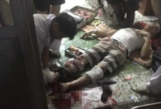 Vừa từ nhà con nợ về, chủ nợ bị nhóm côn đồ truy sát kinh hoàng