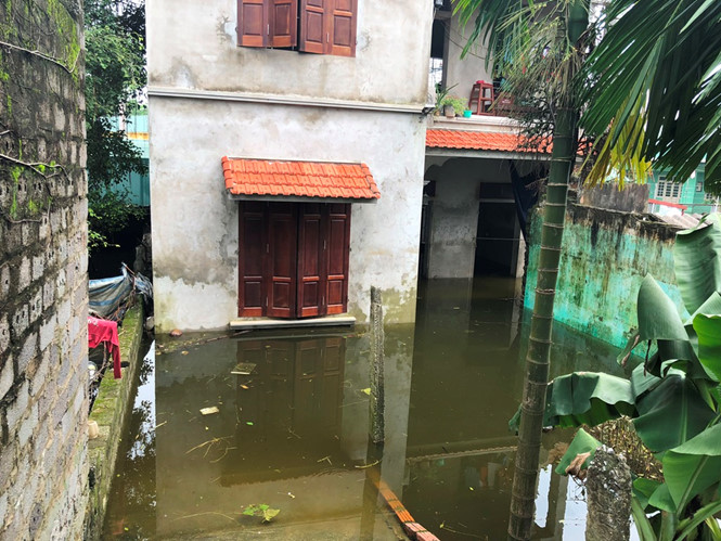 Vỡ đê bối ở Hà Nam, cả trăm hộ dân sống khổ trong biển nước