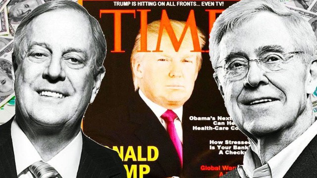 Ông Trump công khai tuyên chiến với gia đình tài phiệt Koch, đảng Cộng hòa thiệt thân trước thời khắc quyết định