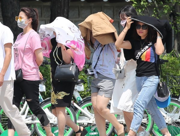 Hàn Quốc trải qua ngày nóng nhất trong lịch sử, lên tới 40,7 độ C