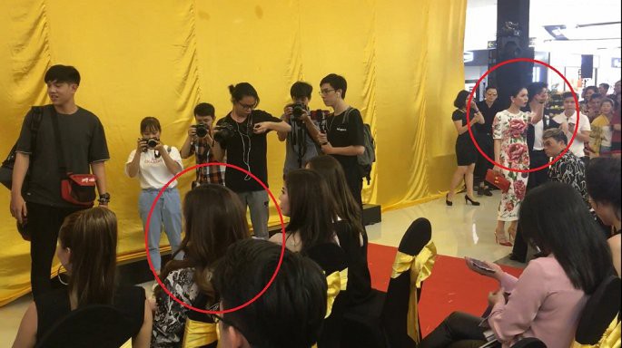 Hà Hồ và Lệ Quyên tiếp tục ngó lơ nhau như người xa lạ khi chạm trán tại sự kiện