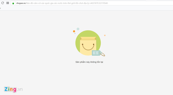 Shopee bán đồ chơi trẻ em có bản đồ Trung Quốc chứa ‘đường lưỡi bò’
