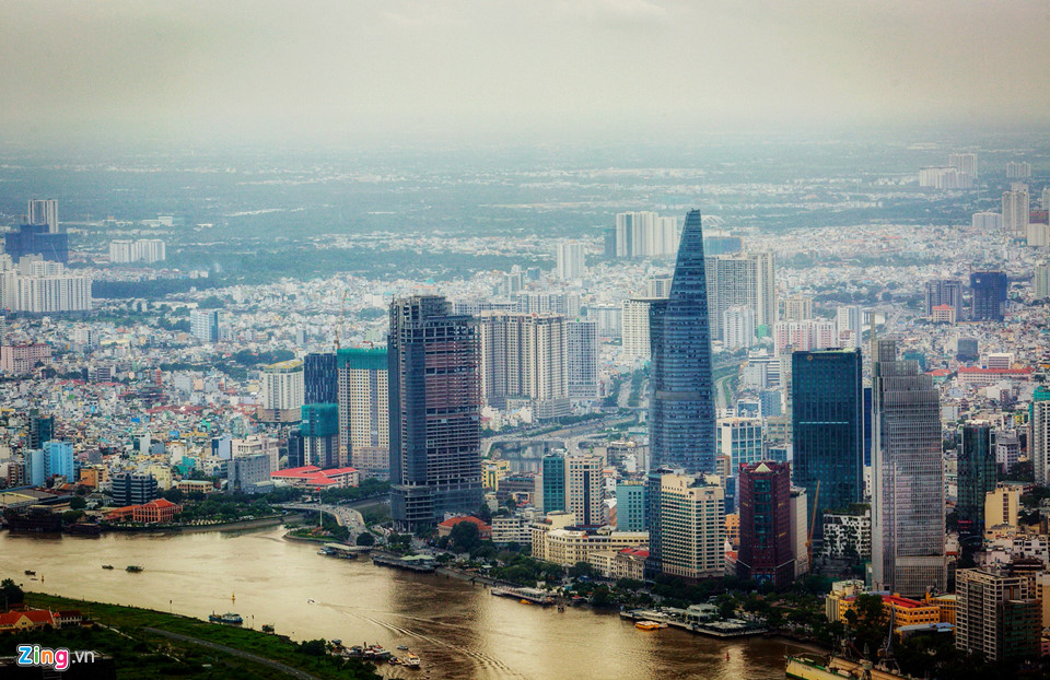 Sài Gòn nhìn từ đỉnh tòa nhà cao nhất Việt Nam