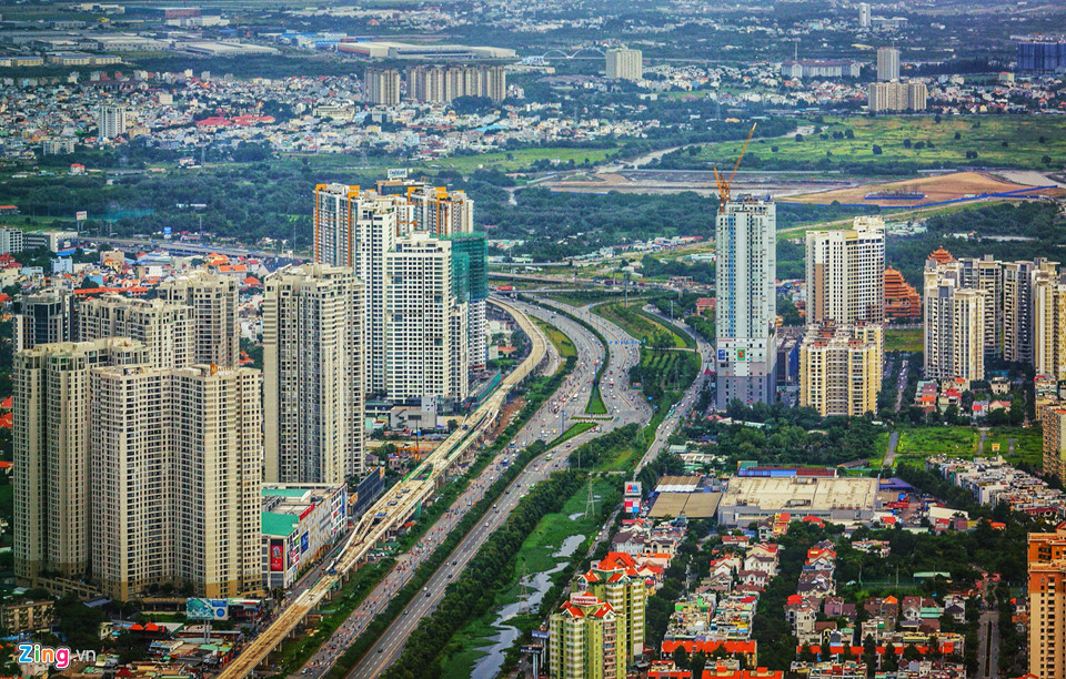 Sài Gòn nhìn từ đỉnh tòa nhà cao nhất Việt Nam