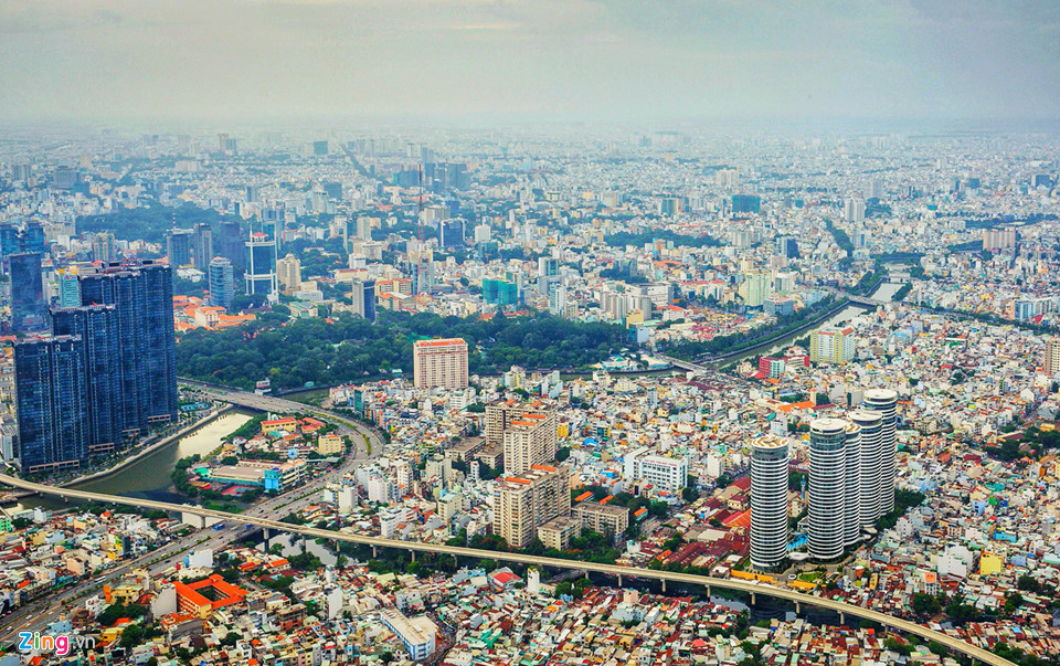 Sài Gòn nhìn từ đỉnh tòa nhà cao nhất Việt Nam