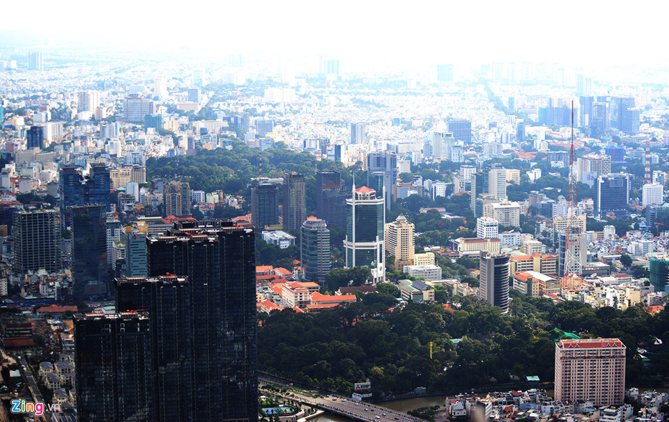 Sài Gòn nhìn từ đỉnh tòa nhà cao nhất Việt Nam
