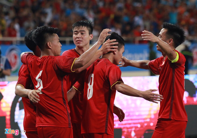 Olympic VN 2-1 Olympic Palestine: Công Phượng ghi bàn và kiến tạo