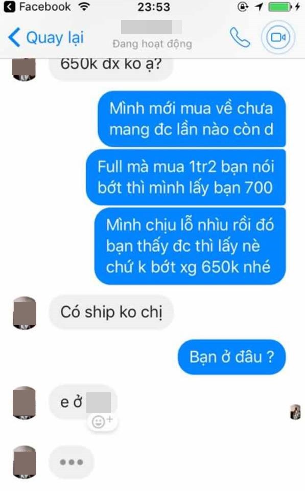 Thanh lý túi hàng hiệu, cô gái trẻ gặp ngay khách mua ngã cây, mặc cả 1,2 triệu xuống còn 70 nghìn