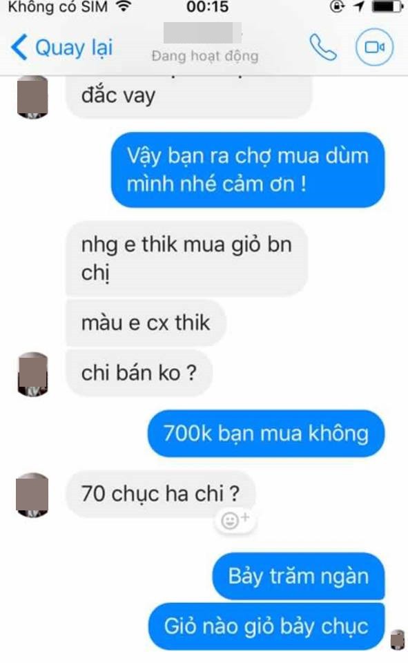 Thanh lý túi hàng hiệu, cô gái trẻ gặp ngay khách mua ngã cây, mặc cả 1,2 triệu xuống còn 70 nghìn
