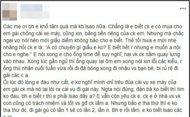 Biết chồng lén mua xe mới cho em gái, vợ thử hỏi phủ đầu, nào ngờ chồng yếu bóng vía khai chuyện động trời hơn Biết chồng lén mua xe mới cho em gái, vợ thử hỏi phủ đầu, nào ngờ chồng yếu bóng vía khai chuyện động trời hơn