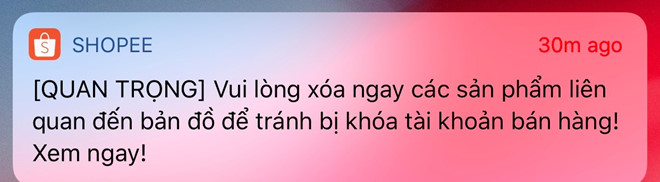 Shopee đã bán bao nhiêu bản đồ có đường ‘lưỡi bò’ của Trung Quốc?