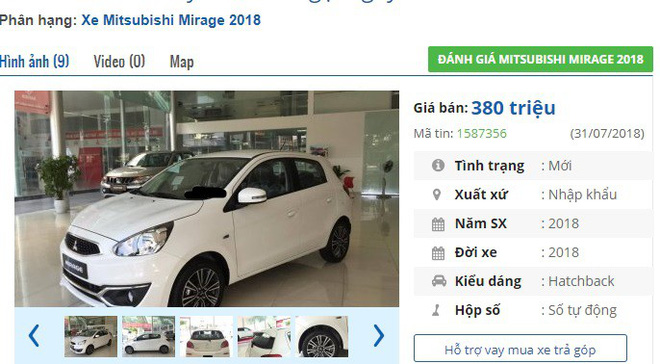 Loạt ô tô Mitsubishi nhập thuế 0% giảm giá mạnh tại Việt Nam, rẻ nhất 380 triệu đồng/chiếc