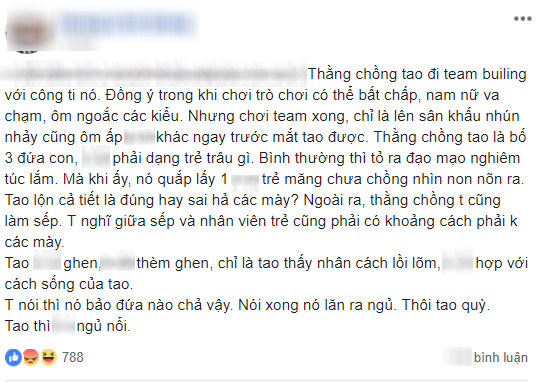 Mẹ 3 con sôi máu vì chồng đưa đi du lịch cùng công ty vẫn thản nhiên ôm nhân viên trẻ đẹp, hội chị em nhao nhao hiến kế