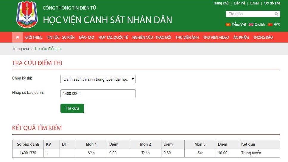Nữ sinh Sơn La trở thành thủ khoa Học viện Cảnh sát năm 2018